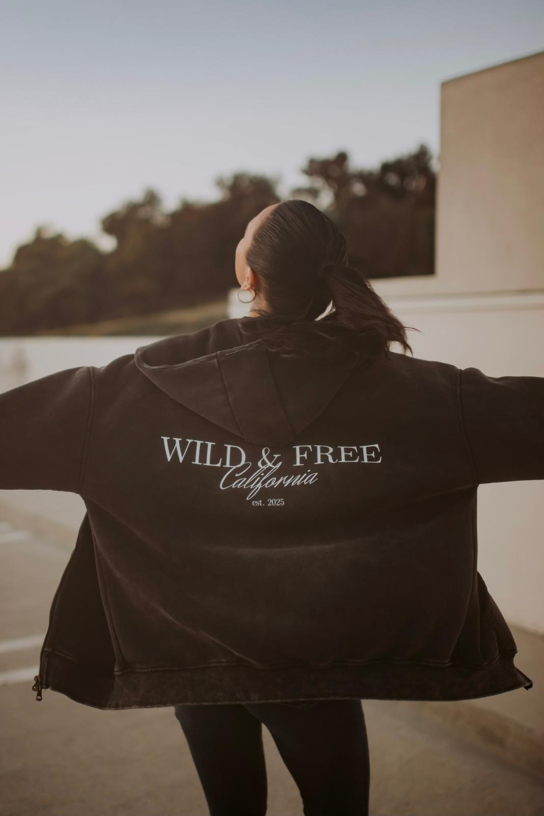 Wild & Free Zip Up Hoodie