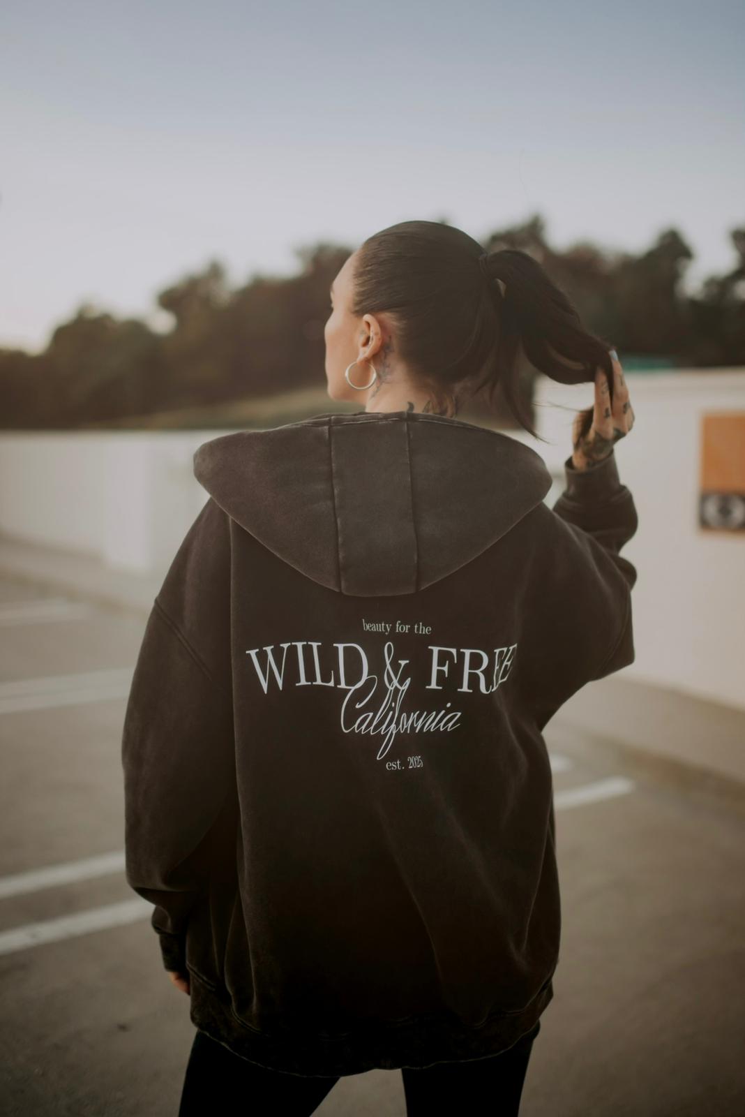 Wild & Free Zip Up Hoodie